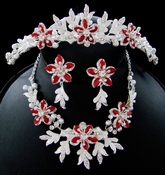 Couture Crystal Matching Jewelry & Tiara Set NE 8100 & HP 8100 Couture Crystal Matching Jewelry & Tiara Set NE 8100 & HP 8100
