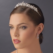 Floral Bridal Tiara HP 9027 Floral Bridal Tiara HP 9027