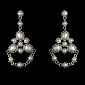 * Vintage Pearl Dangle Earrings E 952 * Vintage Pearl Dangle Earrings E 952