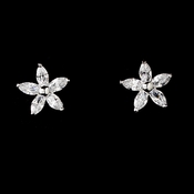 Earring 3000 Silver Clear Earring 3000 Silver Clear
