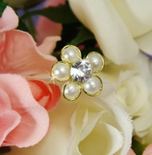Gold Ivory Elegant Pearl & Flower Bundle 474 Gold Ivory Elegant Pearl & Flower Bundle 474
