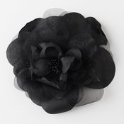 BQ 4909 Black Flower Accessory BQ 4909 Black Flower Accessory