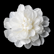X-Large Dahlia Alligator Hair Clip 418 (6") (White or Ivory) X-Large Dahlia Alligator Hair Clip 418 (6") (White or Ivory)