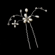 * Swarovski & Freshwater Pearls Pin 17 * 1 Left * * Swarovski & Freshwater Pearls Pin 17 * 1 Left *