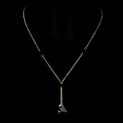 Necklace 8124 Gold Black Necklace 8124 Gold Black