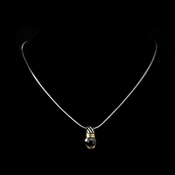 Antique Silver with Black Stone Designer Pendant N 1246 Antique Silver with Black Stone Designer Pendant N 1246