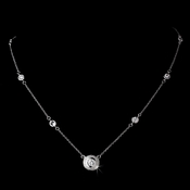 Sparkling Circular CZ Necklace N 8112 Sparkling Circular CZ Necklace N 8112