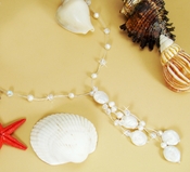 Freshwater Pearl & Swarovski Crystal Necklace N 8251 Freshwater Pearl & Swarovski Crystal Necklace N 8251