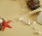 Freshwater Pearl & Swarovski Crystal Necklace N 8254***Discontinued*** Freshwater Pearl & Swarovski Crystal Necklace N 8254***Discontinued***