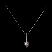 * Fabulous Designer Inspired Silver Pink Crystal Pendant Necklace 3500***Discontinued*** * Fabulous Designer Inspired Silver Pink Crystal Pendant Necklace 3500***Discontinued***