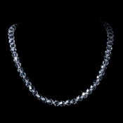 Single Swarovski Crystal Strand Necklace N-8144 Single Swarovski Crystal Strand Necklace N-8144