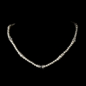 Necklace 8376 Crystal White Necklace 8376 Crystal White
