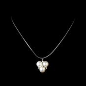 Elegant Freshwater Pearl CZ Necklace N 6501 Elegant Freshwater Pearl CZ Necklace N 6501