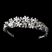 Silver Tiara Headpiece 7329 Silver Tiara Headpiece 7329