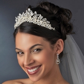 Freshwater Pearl and Rhinestone Tiara HP 8126 Freshwater Pearl and Rhinestone Tiara HP 8126