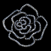 Brooch 6277 Antique Silver with Light Blue Rhinestones Brooch 6277 Antique Silver with Light Blue Rhinestones