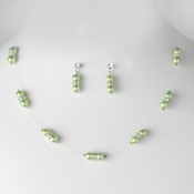 Necklace Earring Set NE 206 Green Necklace Earring Set NE 206 Green