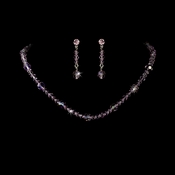 * Fuchsia Swarovski Crystal Necklace NE 239 * Fuchsia Swarovski Crystal Necklace NE 239