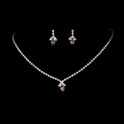Beautiful Light Amethyst Crystal Jewelry Set NE 342 Beautiful Light Amethyst Crystal Jewelry Set NE 342