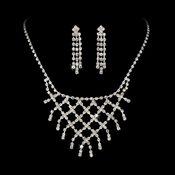 * Rhinestone Necklace Earring Jewelry Set NE 10570 * Rhinestone Necklace Earring Jewelry Set NE 10570