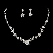Necklace Earring Set NE 7203 Silver with Freshwater Pearl***Discontinued*** Necklace Earring Set NE 7203 Silver with Freshwater Pearl***Discontinued***