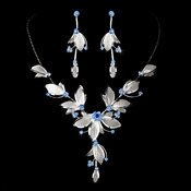 Necklace Earring Set NE 8280 Light Blue Necklace Earring Set NE 8280 Light Blue