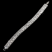 Silver Rhinestone Saturation Bracelet 1107 Silver Rhinestone Saturation Bracelet 1107