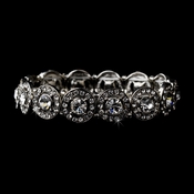 Silver Clear Bracelet 1038 Silver Clear Bracelet 1038