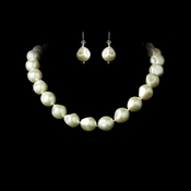 Necklace Earring Bracelet Set 8325 Ivory Necklace Earring Bracelet Set 8325 Ivory