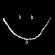 Children's Necklace Earring Set 401 Gold Ivory Pearl Children's Necklace Earring Set 401 Gold Ivory Pearl