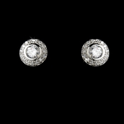 Silver Cubic Zirconia Bridal Earrings E 8118***Discontinued*** Silver Cubic Zirconia Bridal Earrings E 8118***Discontinued***