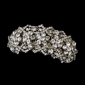 Silver Clear Barrette 8336 Silver Clear Barrette 8336