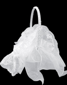 Flower Girl Basket 0053 (White or Ivory) Flower Girl Basket 0053 (White or Ivory)