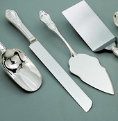 14.25 Inch Silver Plated Wedding Cake Server Set 25592 14.25 Inch Silver Plated Wedding Cake Server Set 25592