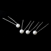 * Large Pearl Bridal Hair Pins 38 (Set of 6) * Large Pearl Bridal Hair Pins 38 (Set of 6)