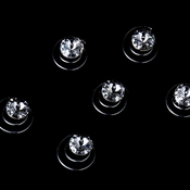12 Medium Vibrant Clear Rhinestone Twist-Ins 04 12 Medium Vibrant Clear Rhinestone Twist-Ins 04