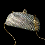 Bridal Evening Bag w/ Swarovski Crystals EB 0127 AB Rounded Edge Bridal Evening Bag w/ Swarovski Crystals EB 0127 AB Rounded Edge
