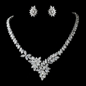 Stunning Cubic Zirconium Jewelry Set N 9830 E 7516 Stunning Cubic Zirconium Jewelry Set N 9830 E 7516