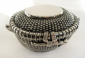 Silver Plated Nantucket Basket Jewelry Box 26031 Silver Plated Nantucket Basket Jewelry Box 26031