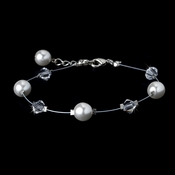 Swarovski Crystal & Pearl Bracelet 8367 White Swarovski Crystal & Pearl Bracelet 8367 White
