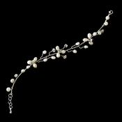 Graceful Rhinestone & Fresh Water Pearl Bracelet 8139 Graceful Rhinestone & Fresh Water Pearl Bracelet 8139