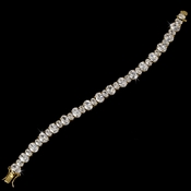 Bracelet 2244 Gold Cubic Zirconia Bracelet 2244 Gold Cubic Zirconia