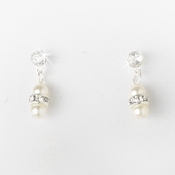 Earring 217 Silver Ivory Earring 217 Silver Ivory