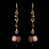 Earring 8355 Gold Brown Earring 8355 Gold Brown