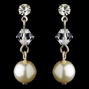 Earring 8367 Gold Ivory Earring 8367 Gold Ivory