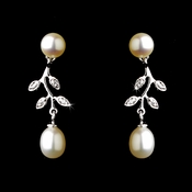 Antique Silver White Pearl Earring 6512 Antique Silver White Pearl Earring 6512