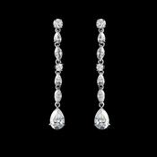 Gorgeous Cubic Zirconia Drop Earrings E 2167 Gorgeous Cubic Zirconia Drop Earrings E 2167