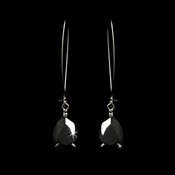 Earring 1030 Silver Black Earring 1030 Silver Black