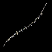 Silver AB Swarovski Crystal Dainty Bracelet B 953 Silver AB Swarovski Crystal Dainty Bracelet B 953