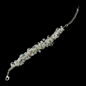 AB Iridescent Swarovski Crystal Cluster Bracelet 8383 AB Iridescent Swarovski Crystal Cluster Bracelet 8383